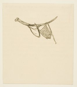 Sluitstuk uit Au Pied du Sinaï door Henri de Toulouse Lautrec
