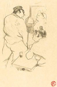 De Terreur van Grenelle door Henri de Toulouse Lautrec