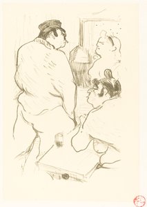 De Terreur van Grenelle door Henri de Toulouse Lautrec