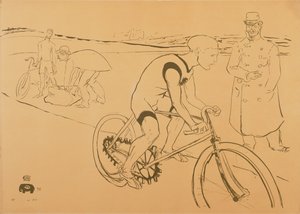 De Fietser Michael, 1896 door Henri de Toulouse Lautrec
