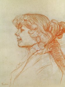 Het Engelse meisje bij de Ster in Le Havre, 1899 door Henri de Toulouse Lautrec