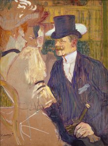 De Engelsman William Tom Warrener, 1861-1934 in de Moulin Rouge, 1892