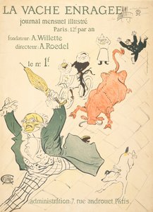 De Woedende Koe, 1896 door Henri de Toulouse Lautrec