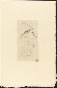 De ontdekkingsreiziger Vicomte de Brettes door Henri de Toulouse Lautrec