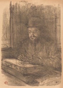 De fijne graveur Adolphe Albert