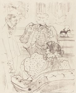 De boete, 1897 door Henri de Toulouse Lautrec