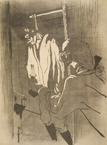 De Gehangene, 1892 door Henri de Toulouse Lautrec
