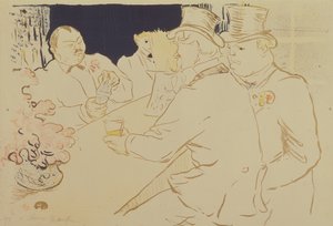 De Ierse en Amerikaanse Bar, rue Royale, voor The Chap Book, 1895 door Henri de Toulouse Lautrec