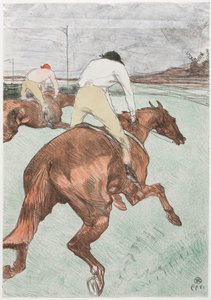 De Jockey door Henri de Toulouse Lautrec