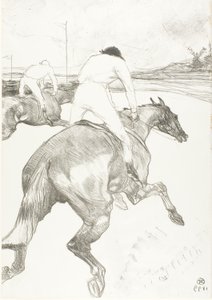 De Jockey door Henri de Toulouse Lautrec