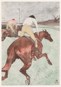 De Jockey, 1899 door Henri de Toulouse Lautrec