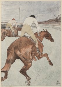 De Jockey, 1899 door Henri de Toulouse Lautrec