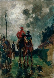 De Jockeys door Henri de Toulouse Lautrec