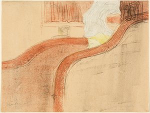 Het kleine doosje door Henri de Toulouse Lautrec