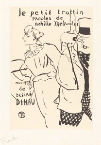 Het Kleine Boodschappenmeisje door Henri de Toulouse Lautrec