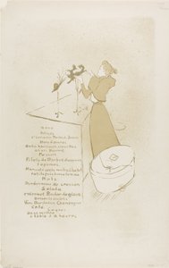 De hoedenmaakster, Renée Vert door Henri de Toulouse Lautrec