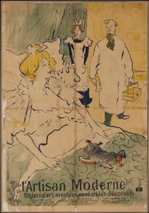 De moderne ambachtsman door Henri de Toulouse Lautrec