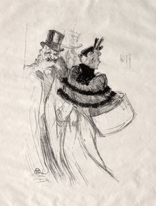 De Oude Heren door Henri de Toulouse Lautrec