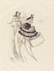 De oude heren Les vieux messieurs, 1894 door Henri de Toulouse Lautrec