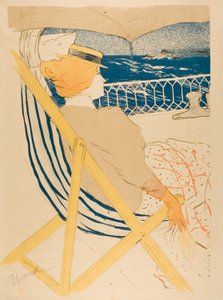 De Passagier in Hut 54—Cruise door Henri de Toulouse Lautrec
