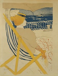 De passagier in hut 54 - Zeilen, 1895 door Henri de Toulouse Lautrec