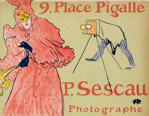 De fotograaf Sescau door Henri de Toulouse Lautrec