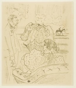 De Belofte door Henri de Toulouse Lautrec