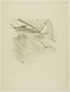 De Zeezwaluwen, uit Mélodies de Désiré Dihau door Henri de Toulouse Lautrec