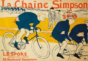 De Simpson Ketting; La Chaine Simpson, 1896 door Henri de Toulouse Lautrec