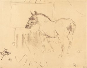 De Kleine Pony van Calmese door Henri de Toulouse Lautrec