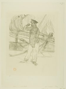 De Gerookte Haring, uit Mélodies de Désiré Dihau door Henri de Toulouse Lautrec