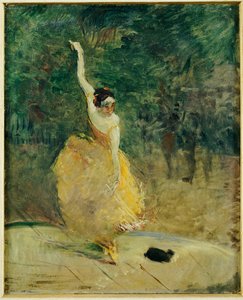 De Spaanse danseres, 1888 door Henri de Toulouse Lautrec