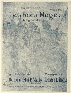 De drie wijzen door Henri de Toulouse Lautrec
