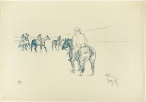 De trainer door Henri de Toulouse Lautrec