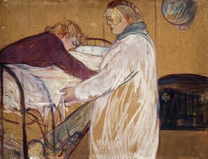 Twee Vrouwen die hun Bed Opmaken door Henri de Toulouse Lautrec