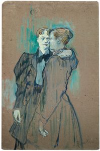 Twee vrouwen die walsen; Deux femmes valsant, 1894