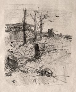 Een Begraafplaats in Galicië, 1898 door Henri de Toulouse Lautrec