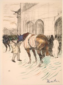De Renbaan door Henri de Toulouse Lautrec