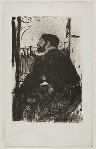 Witte nacht door Henri de Toulouse Lautrec