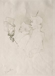 Waarom Niet Een Keer Geen Gewoonte Maakt, 1893 door Henri de Toulouse Lautrec