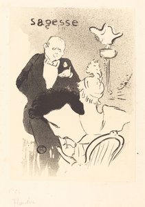 Wijsheid door Henri de Toulouse Lautrec