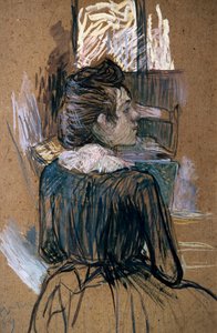 Vrouw bij een raam, 1889
