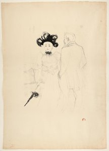 Yahne en Antoine, in De Moeilijke Leeftijd door Henri de Toulouse Lautrec