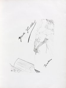 Yvette Guilbert-Engelse serie: Frontispice door Henri de Toulouse Lautrec