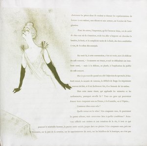 Yvette Guilbert - Franse Serie: Nr. 4 door Henri de Toulouse Lautrec