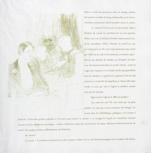 Yvette Guilbert-Franse Serie: Nr. 8 door Henri de Toulouse Lautrec