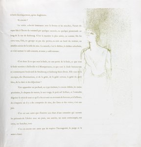 Yvette Guilbert-Franse Serie: Nr. 9 door Henri de Toulouse Lautrec