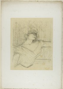 Yvette Guilbert—Dans la Glu, uit Yvette Guilbert door Henri de Toulouse Lautrec