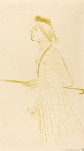 Yvette Guilbert door Henri de Toulouse Lautrec