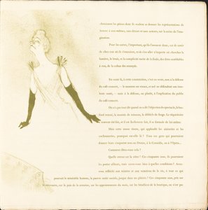 Yvette Guilbert door Henri de Toulouse Lautrec